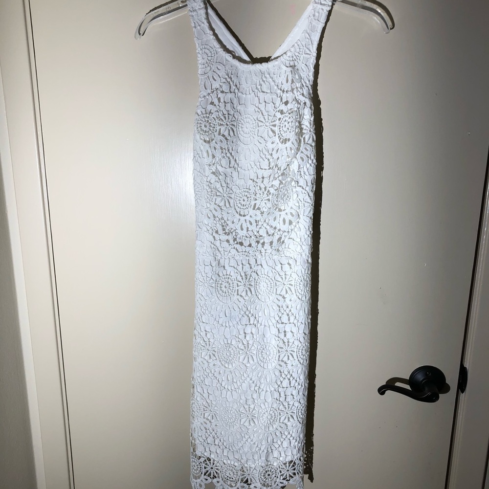 White Hollister Lace Dress